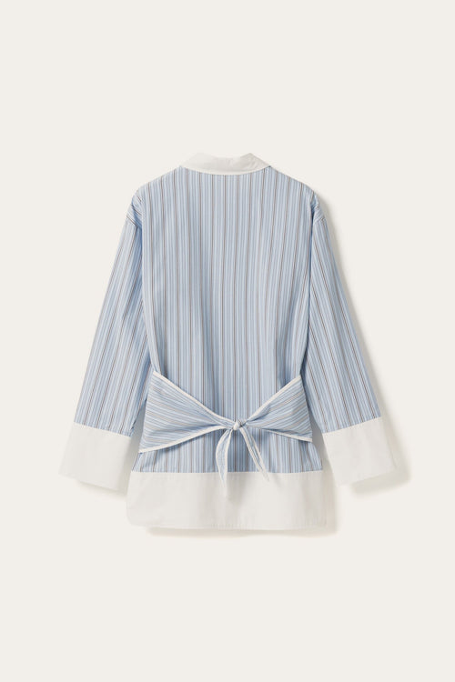N-Marinelle Shirt Coetta Blue Stripe
