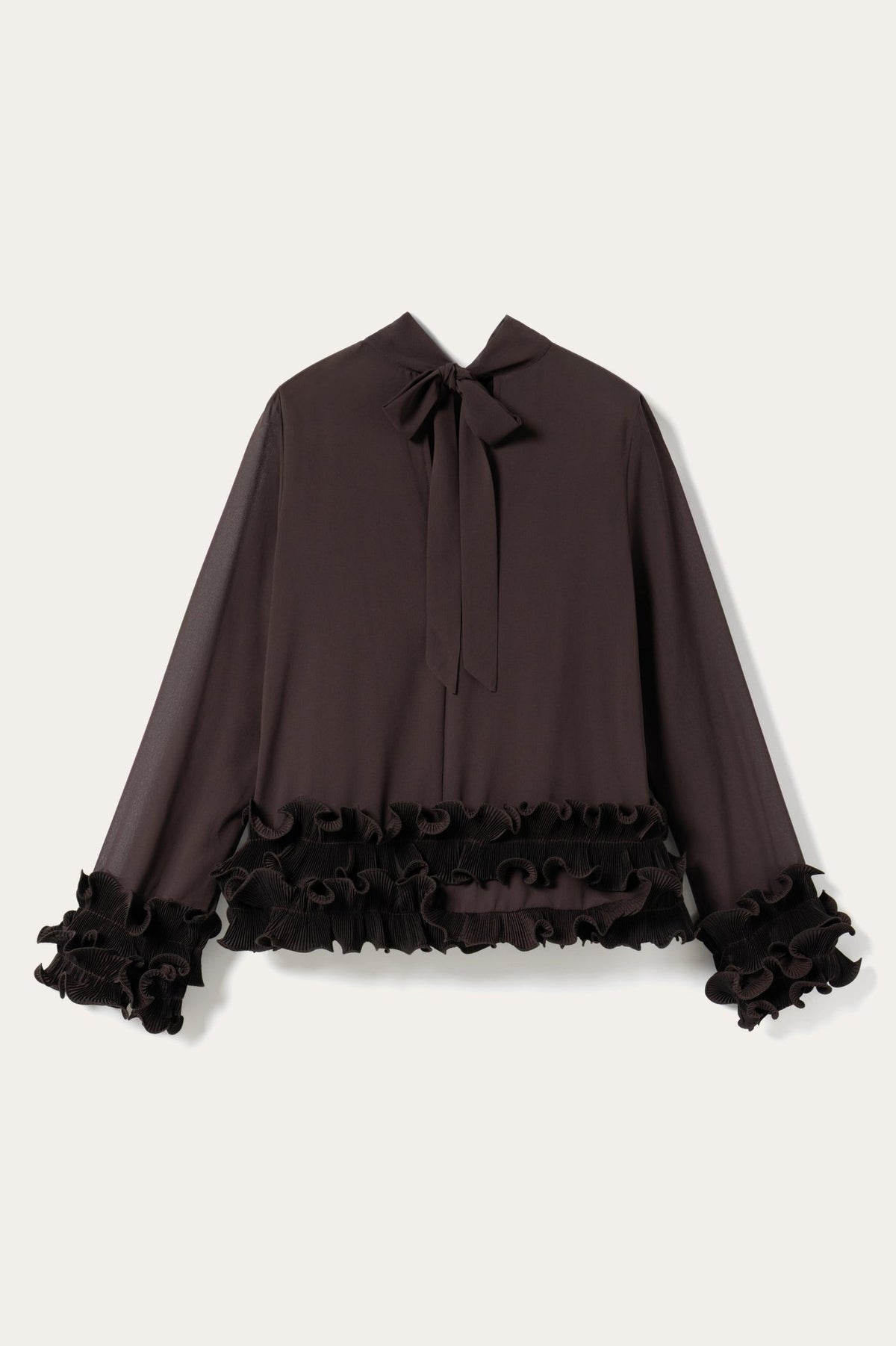 N-Latanietta Blouse Chocolate