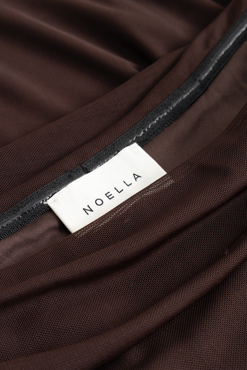 N-Melani LS Dress Dark Chocolate