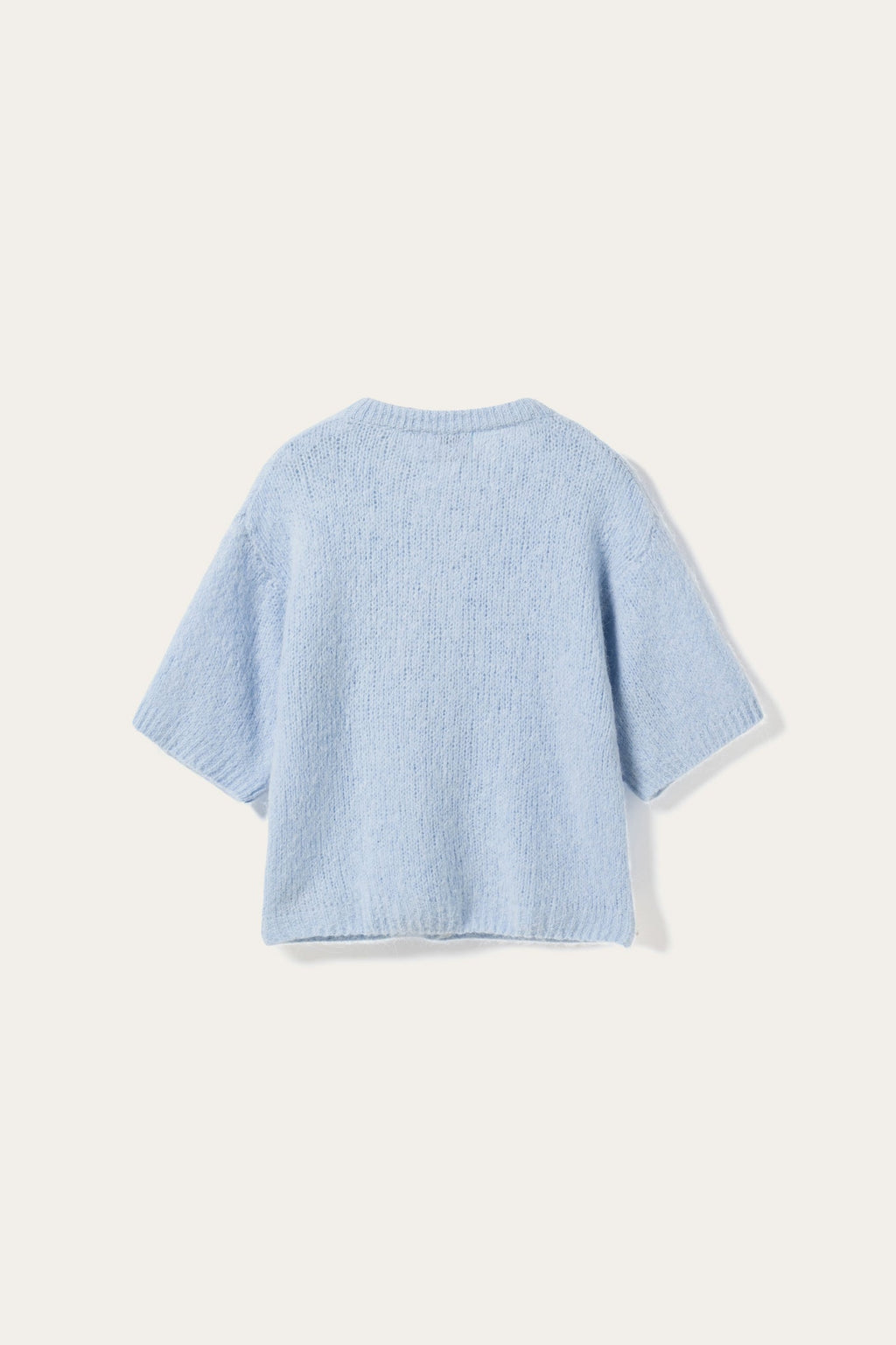 N-Kae SS Knit Cardigan Light Blue