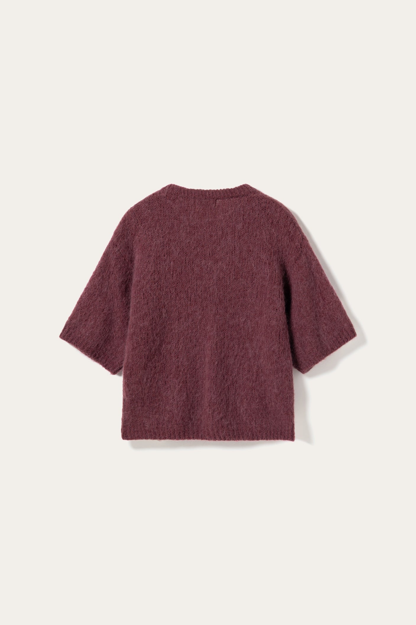 N-Kae SS Knit Cardigan Rust
