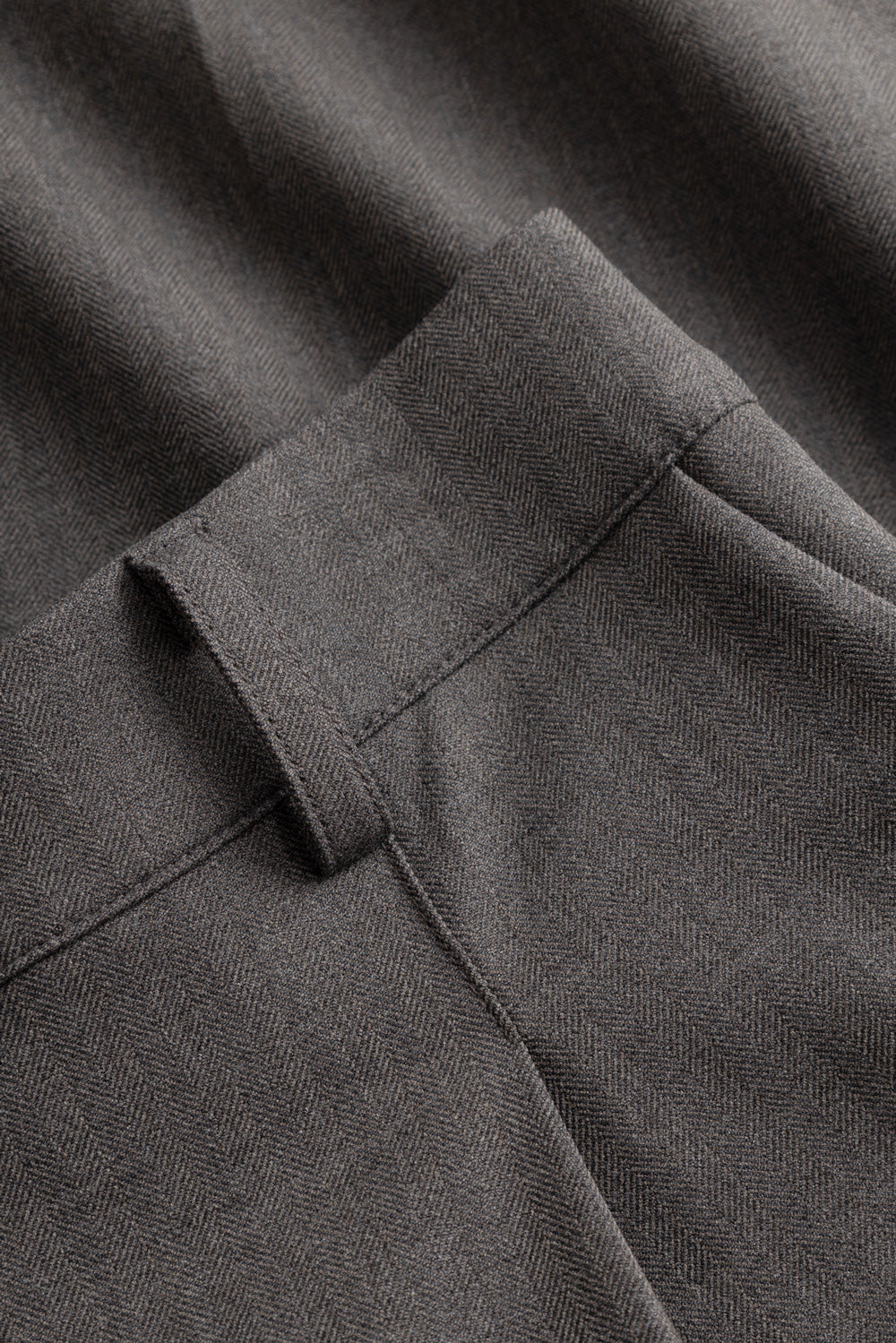 N-Mahala MW Pants Brown Herringbone