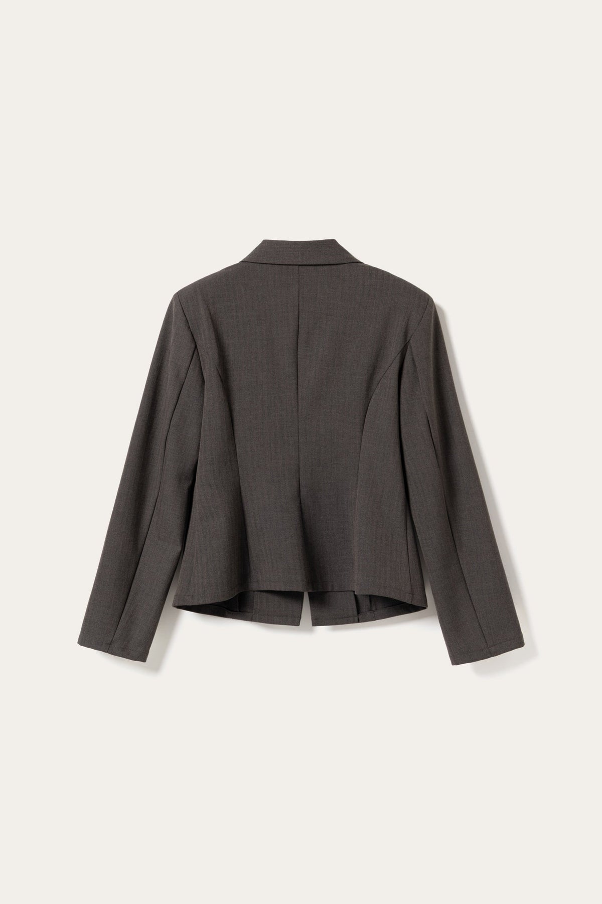 N-Maelle Shirt Brown Herringbone