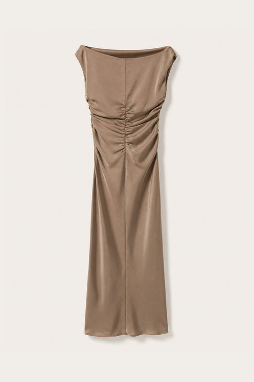 N-Mignonette Dress Grey Sand