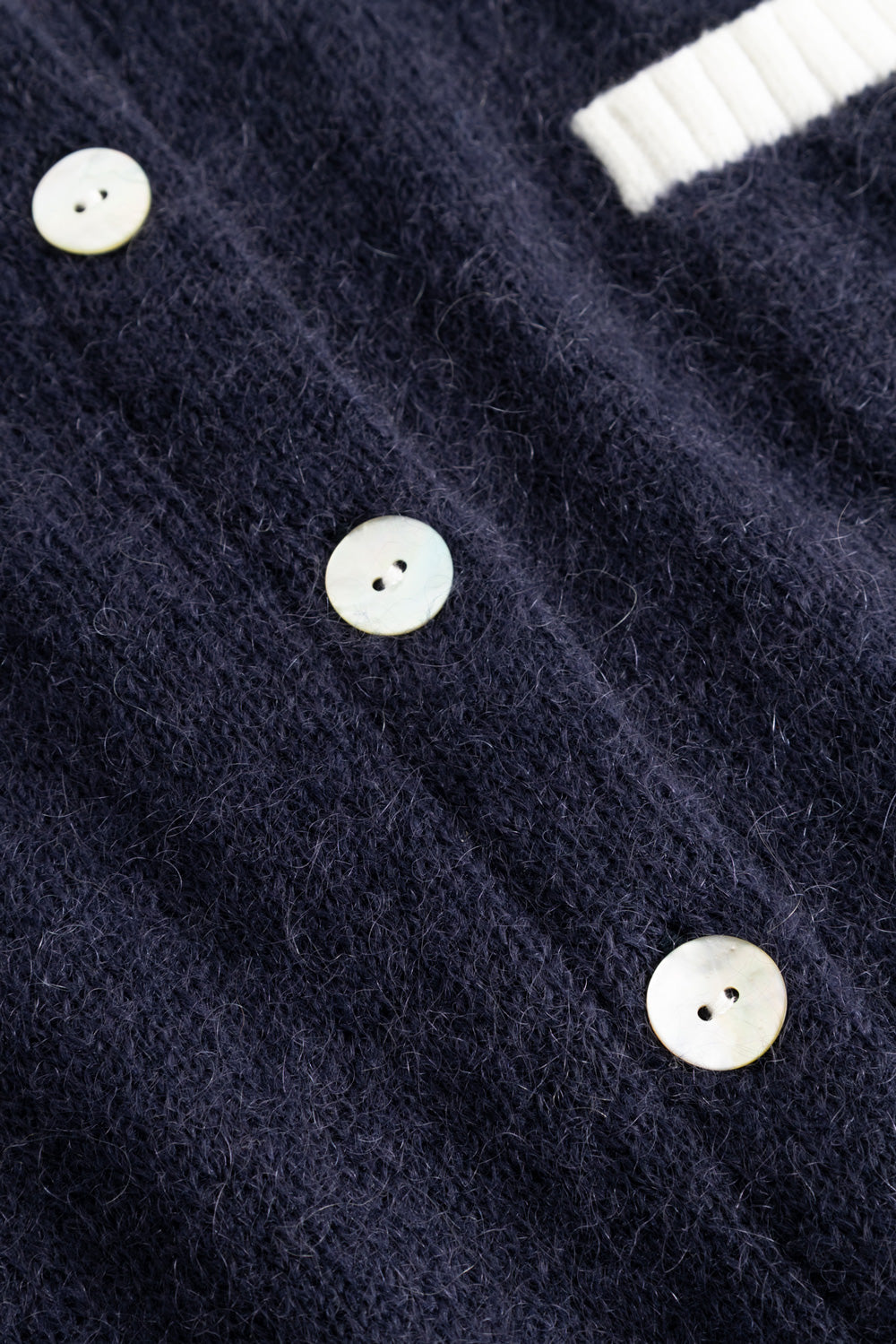 N-Nattie Knit Cardigan Navy Brown