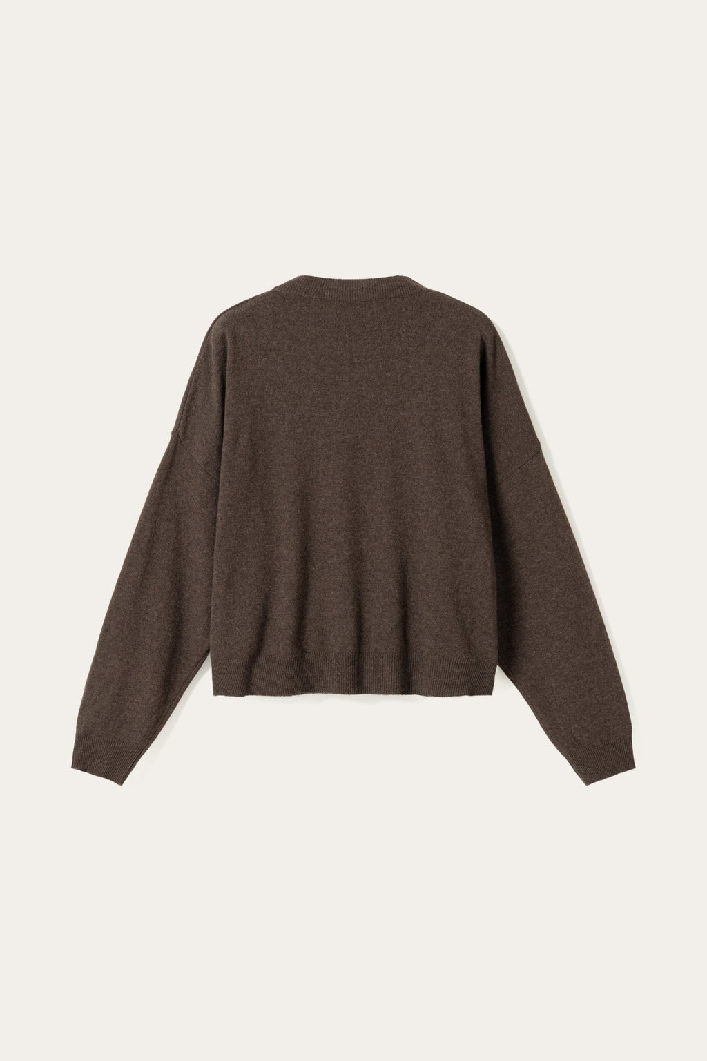 N-Marly Knit Brown Melange