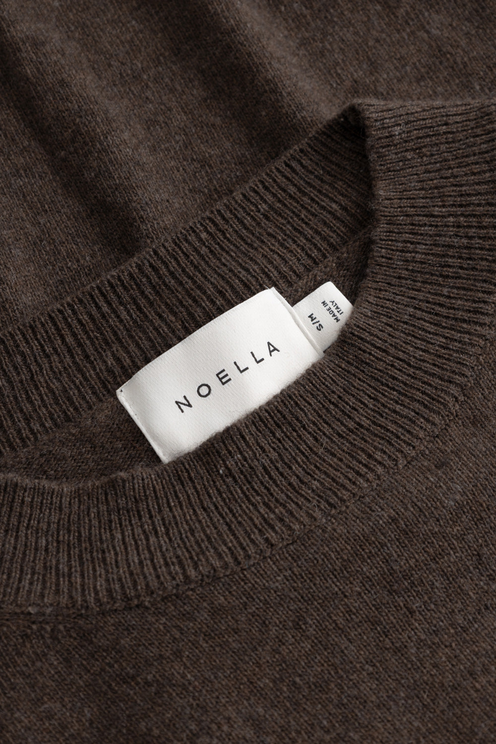 N-Marly Knit Brown Melange