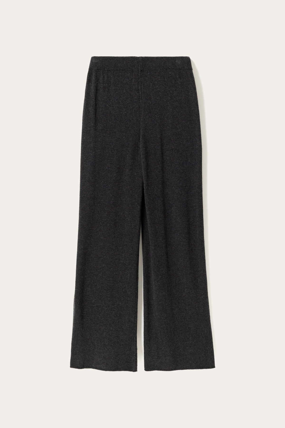 N-Melodee Knit Pants Dark Grey Melange