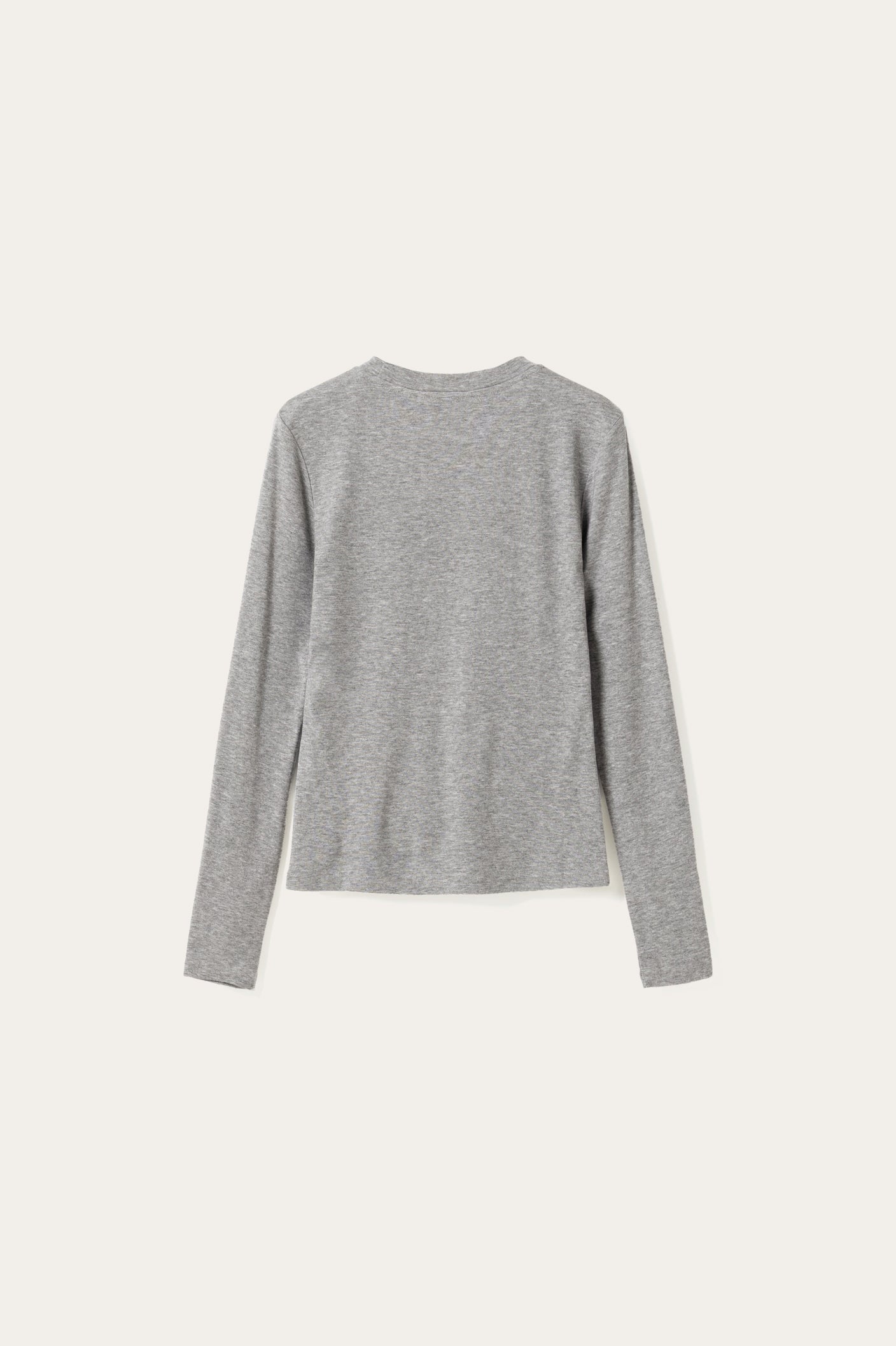 N-Lidie LS Top Medium Grey Mel.