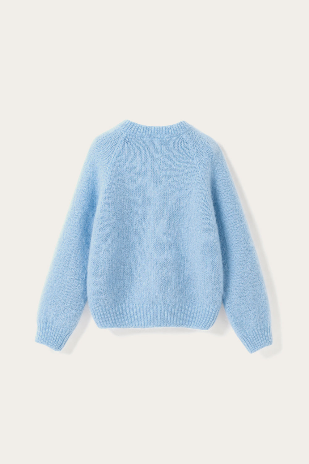 N-Latora Mohair Knit Baby Blue