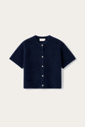 N-Kae SS Knit Cardigan Navy