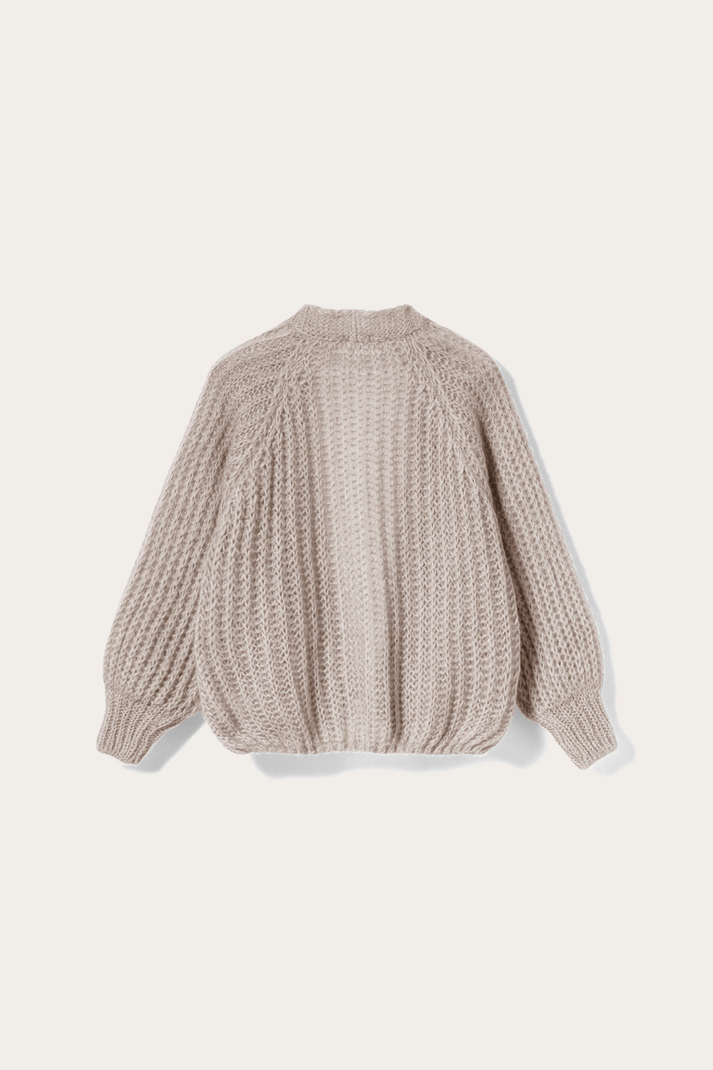 Joseph Knit Cardigan Light Grey Melange