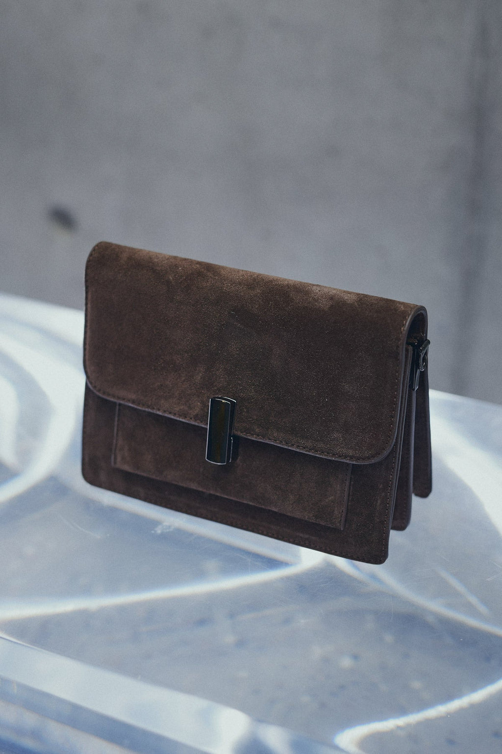 Adele Bag Real Suede Chocolate