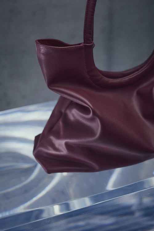 Laberta Bag Real Leather Burgundy