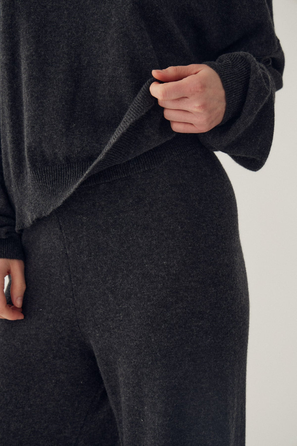 N-Marly Knit Dark Grey Melange