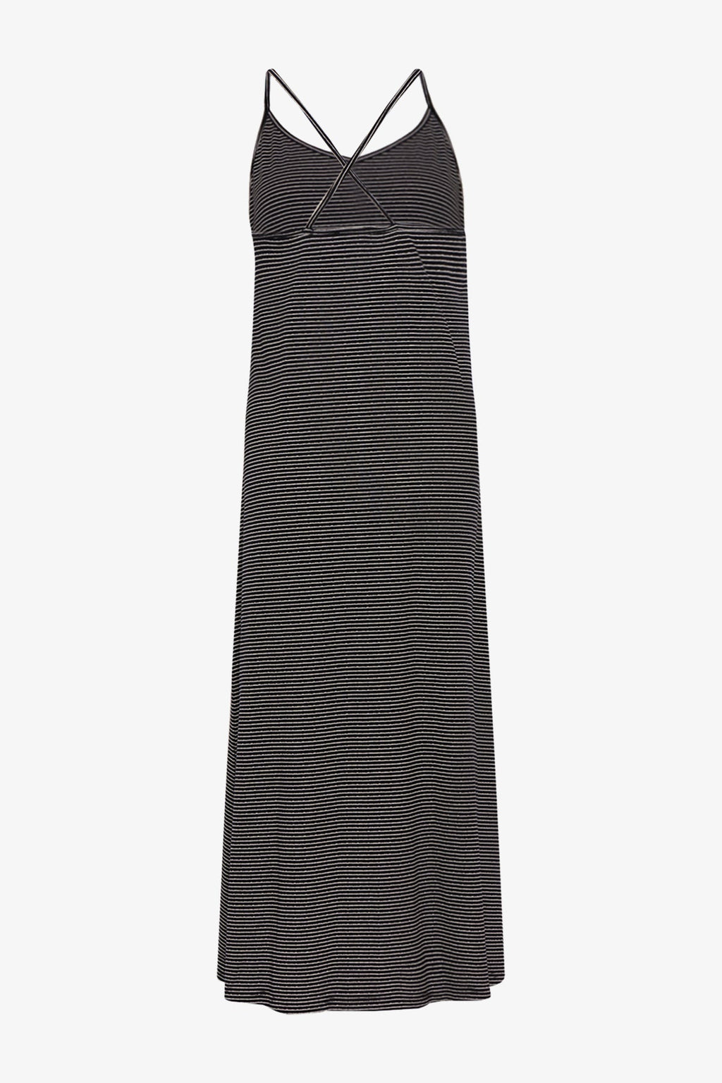 Noellas Reina Dress Black/White Stripe.