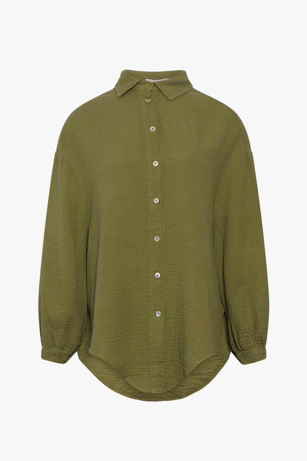 Noellas Suri Shirt Leaf Green. Køb Skjorter hos www.noellafashion.dk