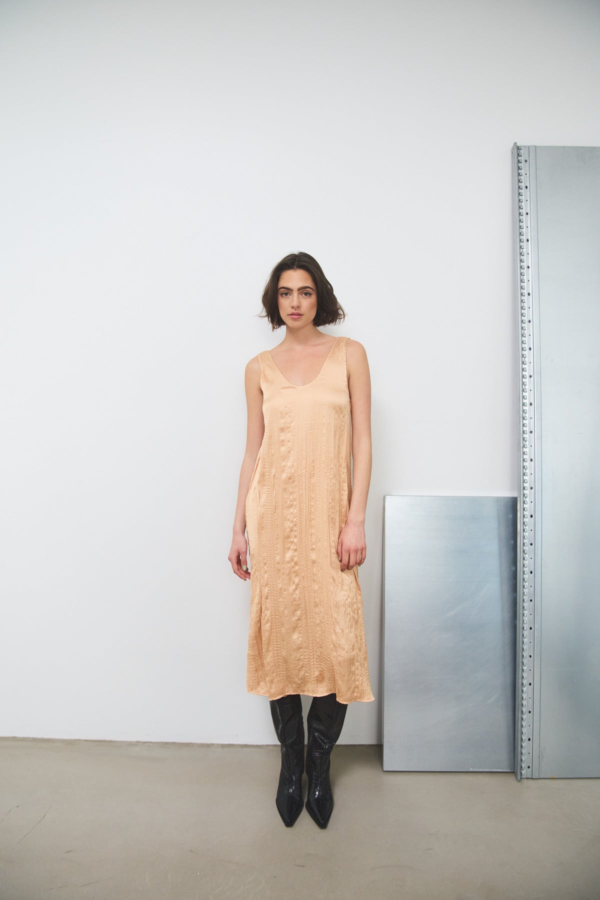 Samara Dress Dusty Apricot