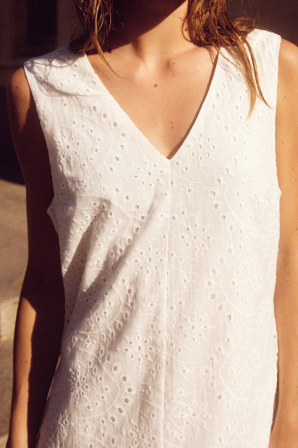 Shani Dress White